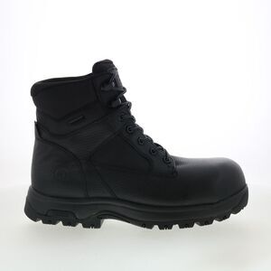 Dunham Mens 8000 Works Waterproof Safety Plain Toe Boot Black Boots (NWT)